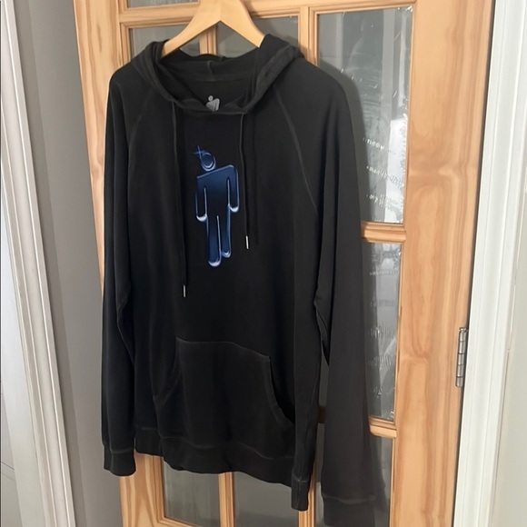 Black Billie Eilish Graphic Hoodie Sz medium - Picture 3 of 6